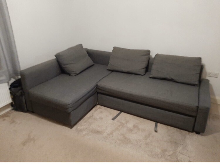 King size sofa bed grey from ikea in Ahoghill, County Antrim Gumtree