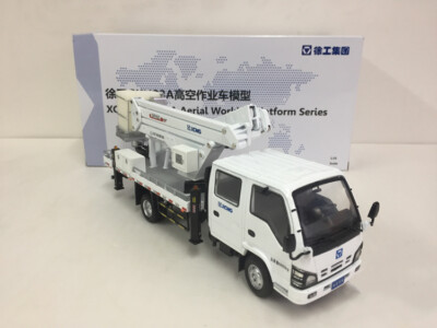 1/35 XCMG GKH23A Ascending Rescue Vehicle Aerial work Platform White Diecast Toy