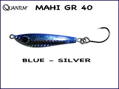 MAHI 40 GR COL BLU SILVER METALLIC QUANTUM JIG PER SHORE SPIN 3447602