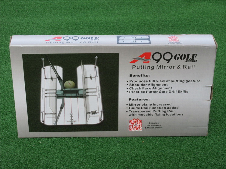 ️ A99Golf Putting Mirror Rail Alignment Practice Putting Training Aid