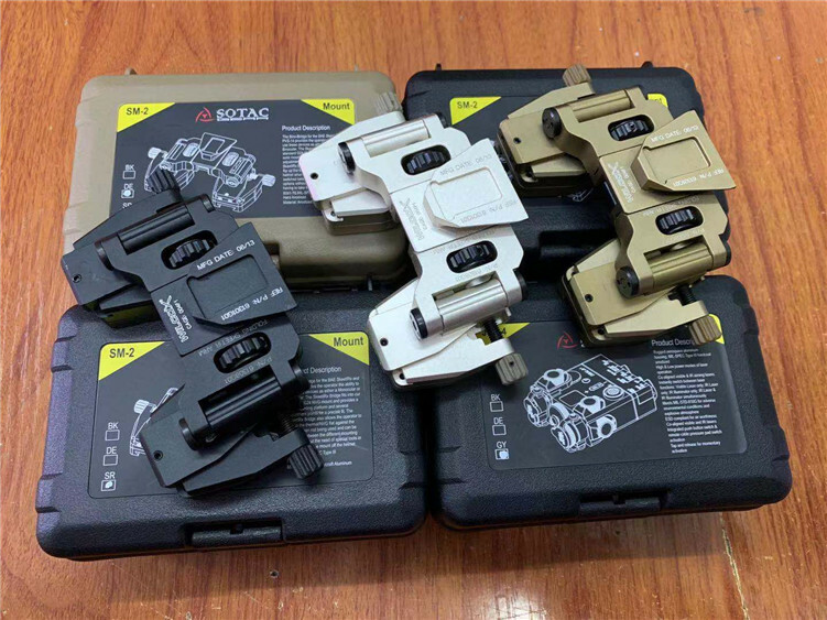 最初価格　実物　wilcox bridge mount NEW Aluminum CNC WILCOX BINOCULAR BRIDGE For Double PVS 14