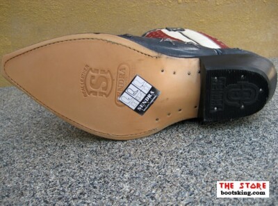 SENDRA SENDRA BOOTS AMERIKA COWBOYSTIEFEL WESTERNSTIEFEL LEDER HANDMADE GR. 37 BIS 47