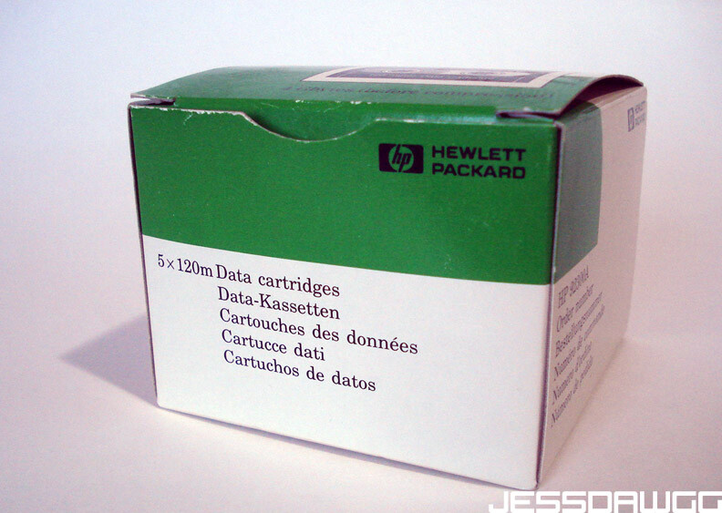 new 5 pack HP 120 meter DDS-2 Data Cartridge Hewlett Packard 4gbytes tapes