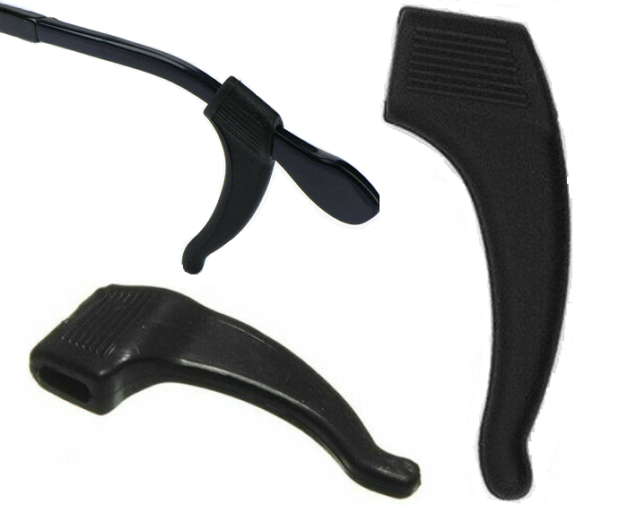2x Sportbügelenden -  Fassungshalter, Silikon, Brille, Brillenhalter anti Rutsch