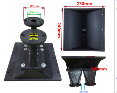 Line Array Speaker Accessories Horn Flare 2x1 Inch WS2410 Professional Audio