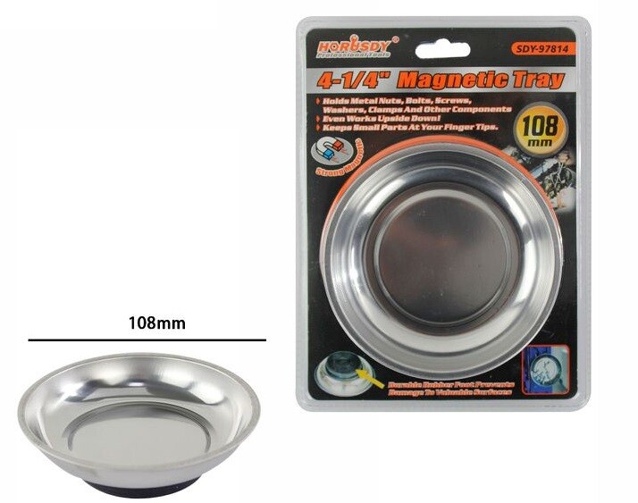 Vaschetta Magnetica Vassoio Calamitato Calamita 108mm Porta Viti Bulloni dfh