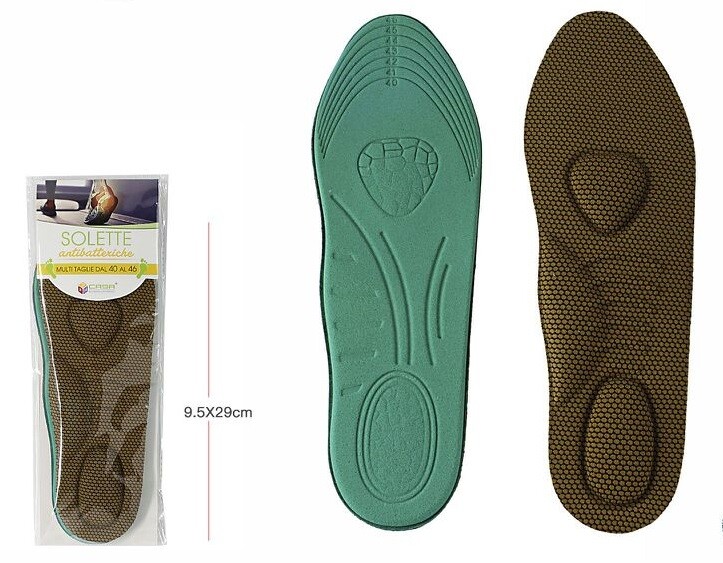 Coppia Di Solette Piede Benessere Scarpe Calzature Comfort Da 40 a 46 64466 dfh