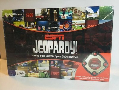 New Sealed Pressman 2008 ESPN Jeopardy Ultimate Sports Quiz Challenge Game #5458