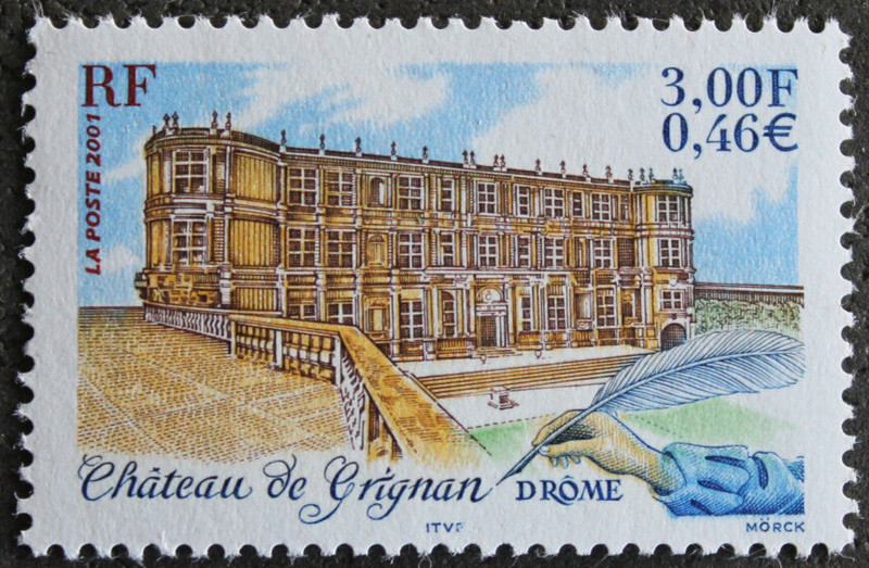 Timbre - France - ChÃ¢Teau De Grignan - 2001 - Neuf ** - Yt3415