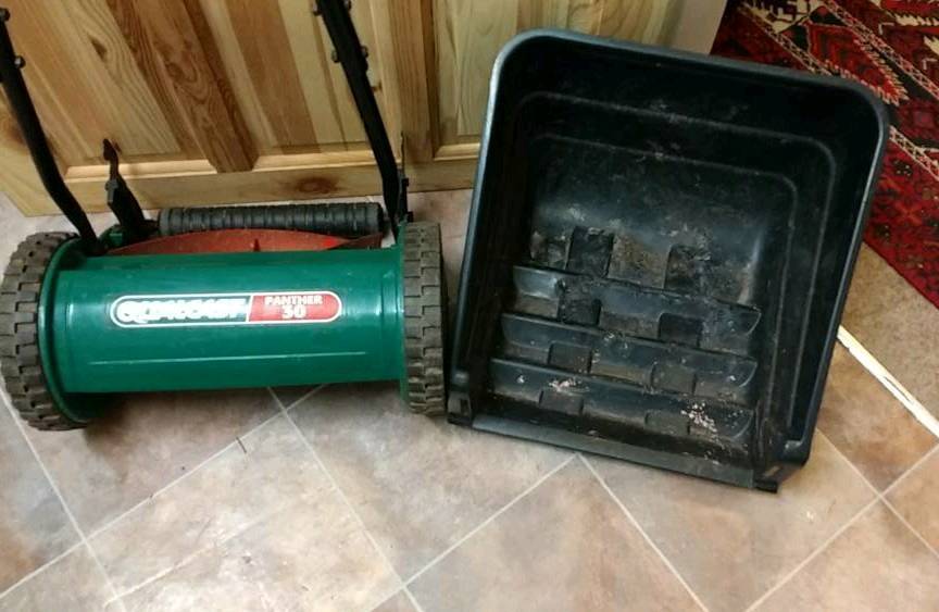 Qualcast Panther 30 Pushalong Mower with Grass box in Honiton, Devon