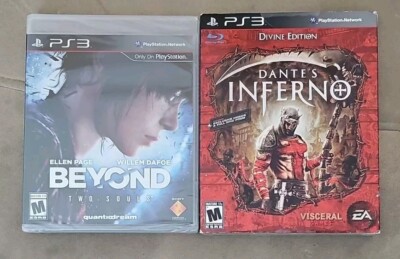 PS3 DANTE's INFERNO Divine Edition BEYOND TWO SOULS SONY Playstation Games NEW