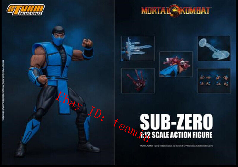 Storm Toys Mortal Combat Blue Ninja SUB-ZERO Standard Ver 1/12