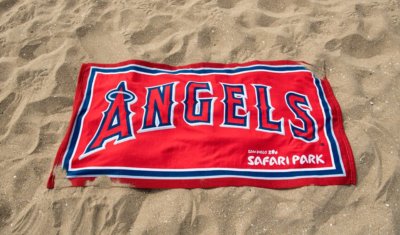 LA Angels Beach Towel  6/1/17 SGA Sponsored By San Diego Zoo Safari Park NIB!