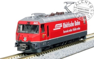 Kato 3101-7 - scala N 1:150 - locomotiva elettrica RhB "Ferrovie Retiche" Ge 4/4