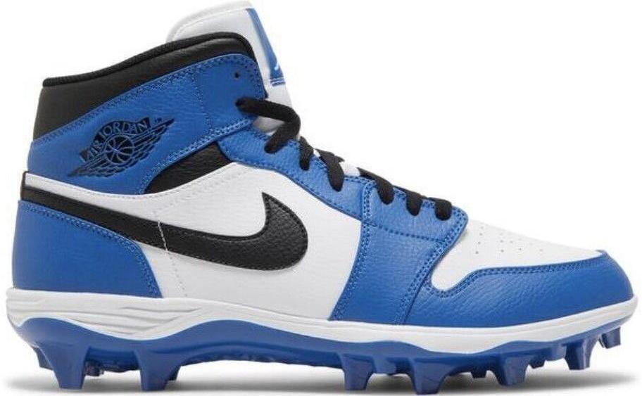 Jordan 1 TD Cleat Mid White Black Royal for Sale Jordan 1 TD Cleat Mid White Black Royal for Sale