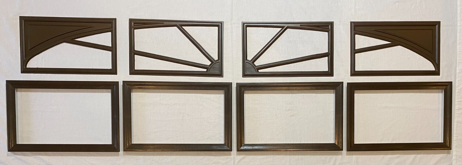 Dark Brown Amarr Garage Door Window Kit Short Panel Frame Insert Glass Options Dark Brown Amarr Garage Door Window Kit Short Panel Frame Insert Glass Options