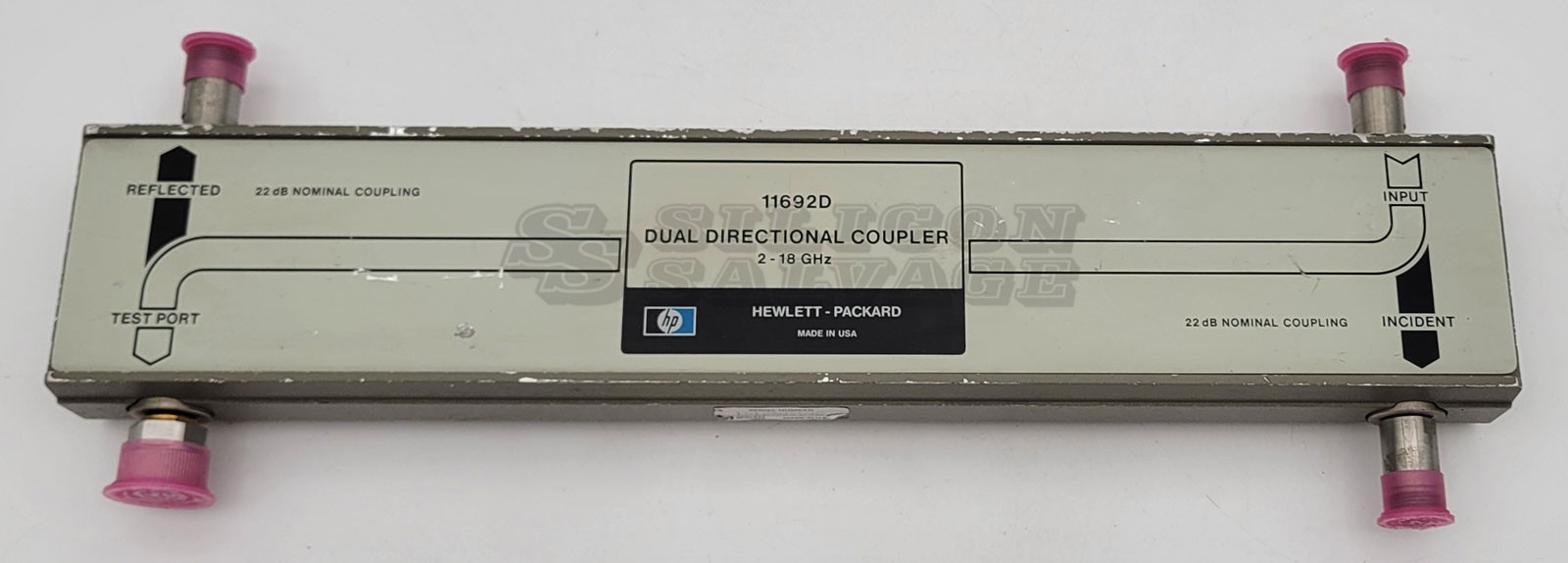 HP Agilent 11692D Dual Directional Coupler 2-18GHz 20dB Type N APC7