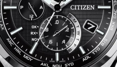 Pre-owned Citizen [] Attesa Press Eco-drive Direct Flight At8040-57e Men's Watch From Japan