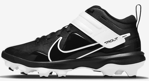 New Nike Force Trout 7 Pro MCS Black White Baseball Cleats
