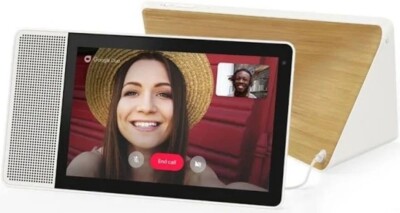 Lenovo 10'' Smart Display 10 with Google Assistant - Bamboo/White