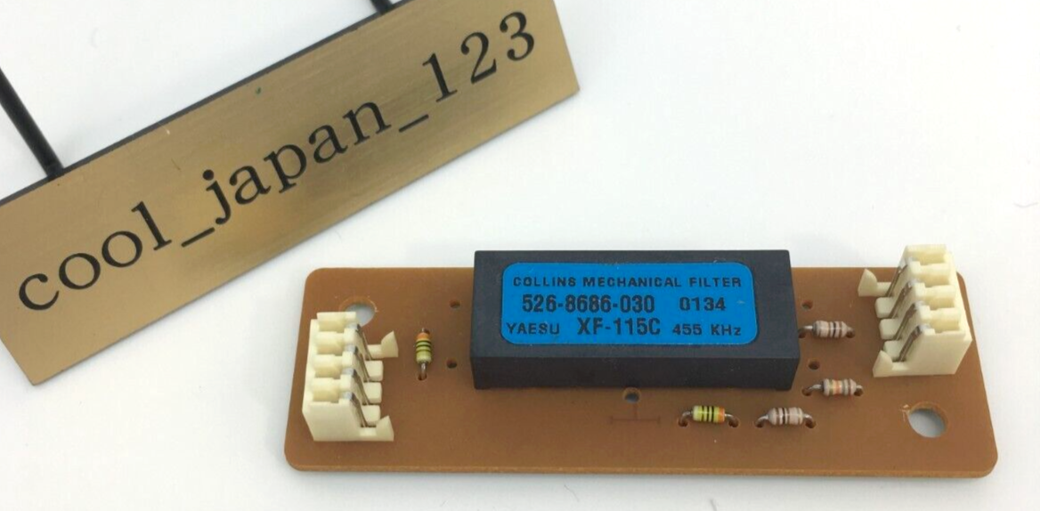 YAESU YF-115C XF-115C CW Collins Mechanical Filter 500Hz YAESU YF-115C XF-115C CW Collins Mechanical Filter 500Hz