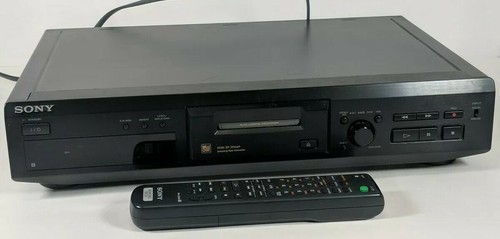SONY MDS-JE330 Mini Disc Player Recorder Deck WITH REMOTE Tested Working