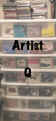 Alphabetized CDs - Flat $5.00  Shipped - Letter Q