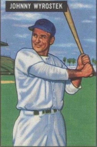1986 C.C.C. 1951 Bowman Reprints - Johnny Wyrostek #107