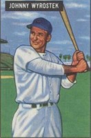 1986 C.C.C. 1951 Bowman Reprints - Johnny Wyrostek #107