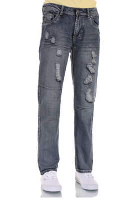 Men's Eagle Blue Jeans Slim Straight Denim Pants