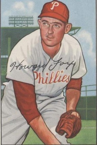 1952 Bowman - Howie Fox #125