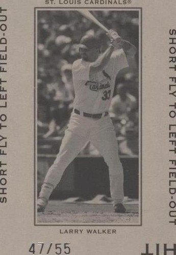 2005 Donruss Throwback Threads - Larry Walker #PG-65