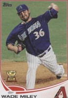 2013 Topps Mini - Wade Miley #530