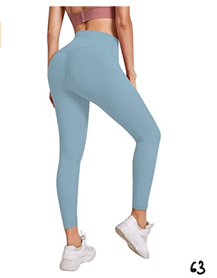 Women's Yoga Pants High Waisted Workout Leggings Squat Proof 7/8 Length  Legging