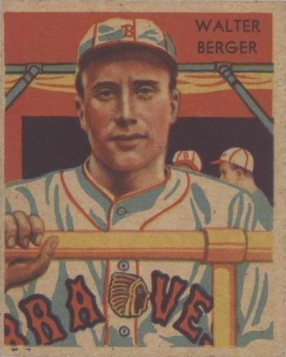 1934-36 National Chicle Diamond Stars - Wally Berger #25