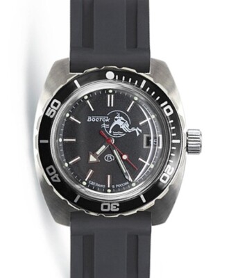 Vostok Amphibia 170600 Watch Scuba Dude Diver Mechanical Automatic US SELLER