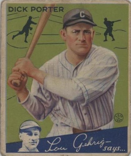 1934 Goudey CSG 4.5 VG-EX+ #43 Dick Porter Rookie Card