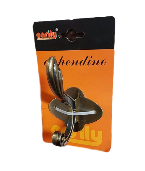 Attaccapanni Appendi Abiti Asciugamani Parete Ottone Antico 1 Posto Appendin dfh