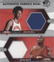2004-05 SP Authentic - Antoine Walker/Josh Childress #AF2-CW