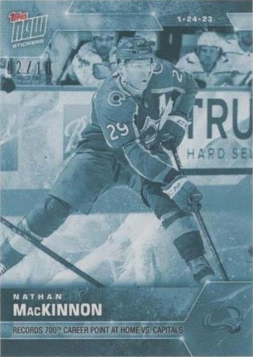 2022-23 Topps Now NHL Stickers - Nathan MacKinnon #171