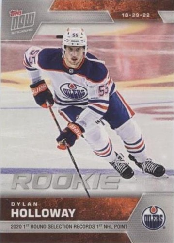 2022-23 Topps Now NHL Stickers - Dylan Holloway #35