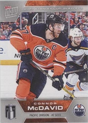 2021-22 Topps Now NHL Stickers - Connor McDavid #22NHL-11