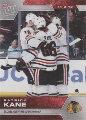 2019-20 Topps Now NHL Stickers - Patrick Kane #42