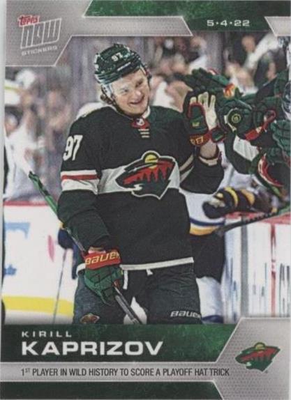 2021-22 Topps Now NHL Stickers - Kirill Kaprizov #451
