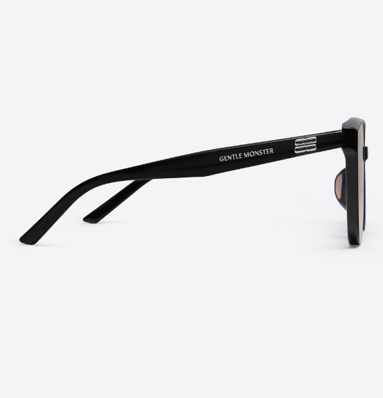 GENTLE MONSTER 2024 WOMEN SUNGLASSES ONLY BY 01 (OR) BLACK FRAME ORANGE GRADIENT LENSES KOREA