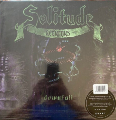 Solitude Aeturnus  - Downfall LP Black Vinyl NEW Doom Metal Record - Candlemass