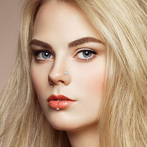 32PCS Nose Hoop Rings L Shaped Pin Studs 20G Surgical Steel Piercing Jewelry Set