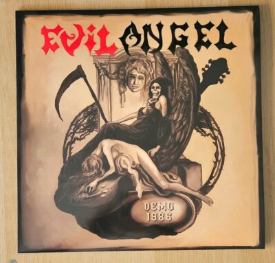 EVIL ANGEL – Demo 1986 (NEW*LIM.200 BLACK VINYL*CLASSIC HEAVY METAL*ITALY)