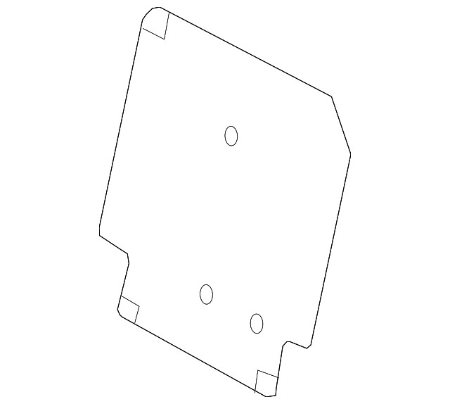 Genuine Ford Back Panel Cover 7L1Z-7860509-A