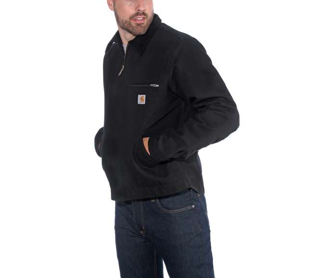 CARHARTT CARHARTT DUCK DETROIT JACKE WORKWEAR HERITAGE MÄNNER VINTAGE SCHWARZ 103828 NEU